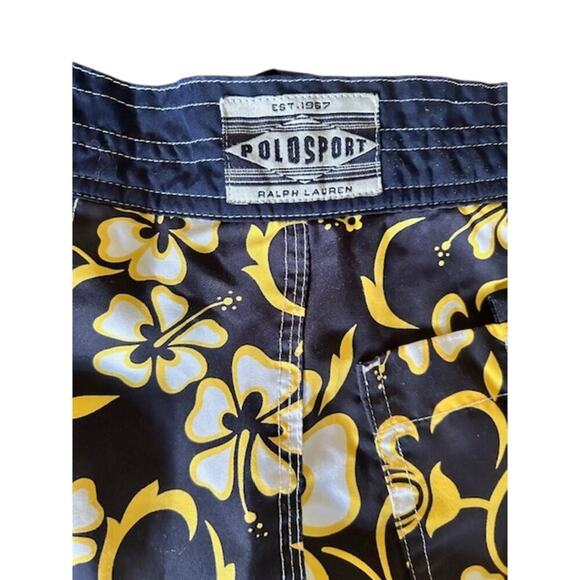 Ralph Lauren Polo Sport Boys Swim Trunks – XL 20 – Tropical Floral Print - Picture 3 of 5
